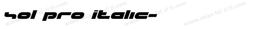 Sol Pro Italic字体转换